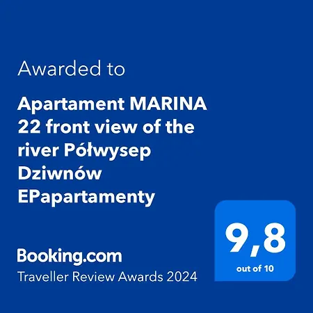 Marina 22 Luksusowy Z Widokiem Na Rzekę Półwysep Epapartamenty Apartamento Dziwnów