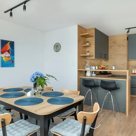 公寓 Marina 22 Luksusowy Z Widokiem Na Rzeke Polwysep Epapartamenty